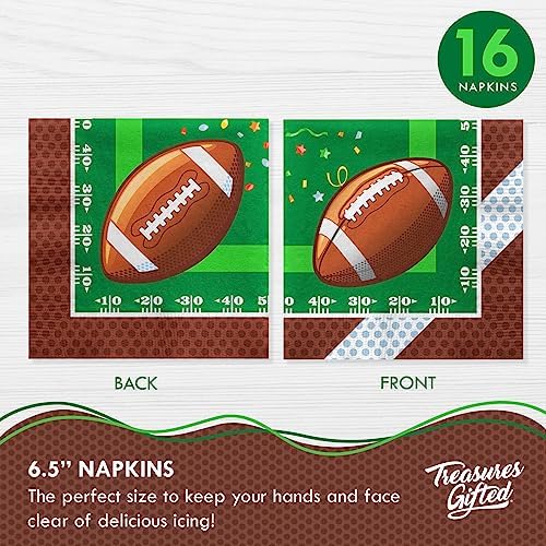 Treasures Gifted Football Party Decorations Set for 16 Guests