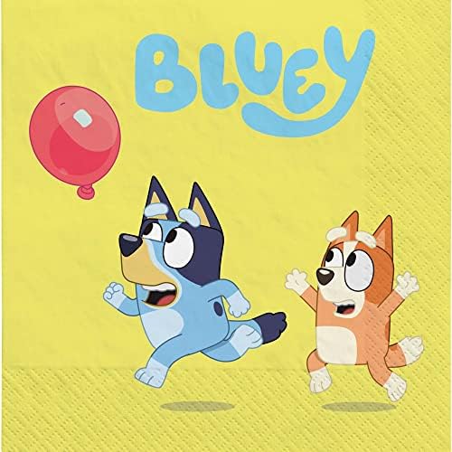 Bluey Birthday Party Supplies Bundle for 16