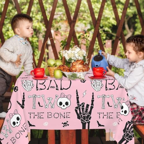 3 Pack Bad Two The Bone Tablecloths 108x54 Inch