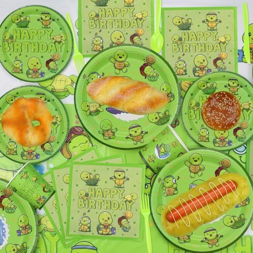 162Pcs Turtle Birthday Party Decorations Set