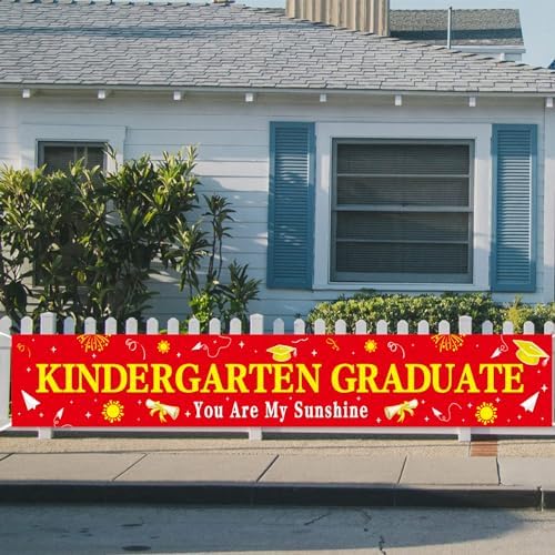 Kindergarten Graduate Banner for Graduation Celebration