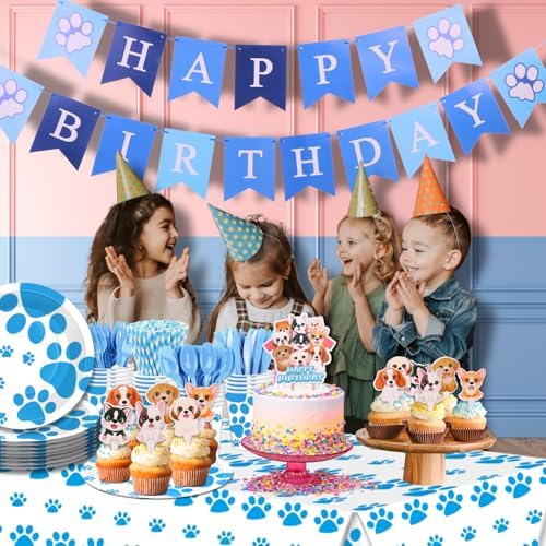 210pcs Paw Patrol Birthday Decor Set for Doggy Party