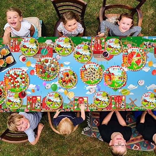 Farm House Fun Barnyard Animals Party Supplies 130pcs