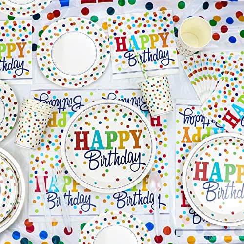 Rainbow Party Supplies for 20 Guests