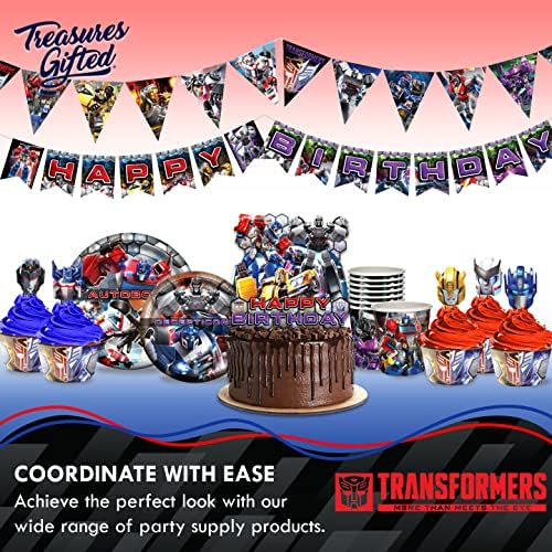 Treasures Gifted Transformers Party Plates 16ct 9in Decepticons
