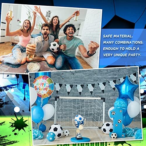 Yetene Soccer Party Tableware Set for 24 Guests