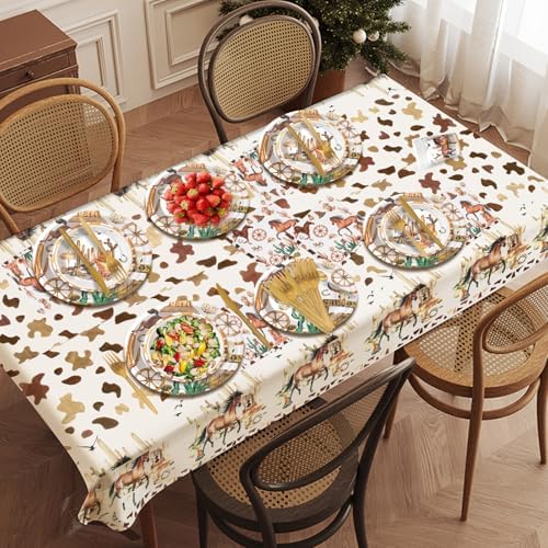 155Pcs Cowboy Party Decor Set for 20 Guests