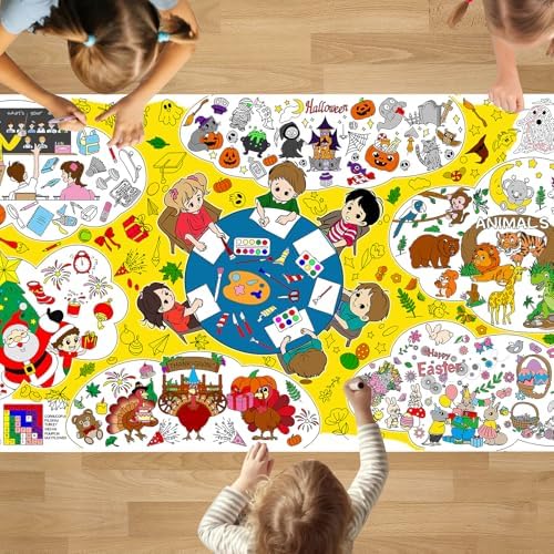 PADTIC Giant Coloring Poster 35x72 Inch