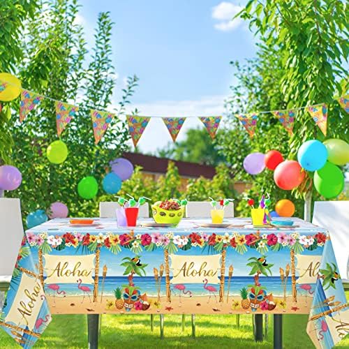Flamingo Table Cover 6 Pcs Tropical Decor