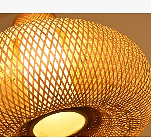 Modern Bamboo Woven Chandelier for Home Decor