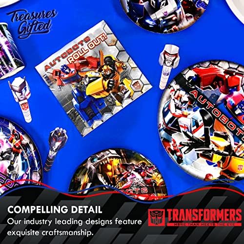 Treasures Gifted Transformers Party Plates 16ct 9in Decepticons
