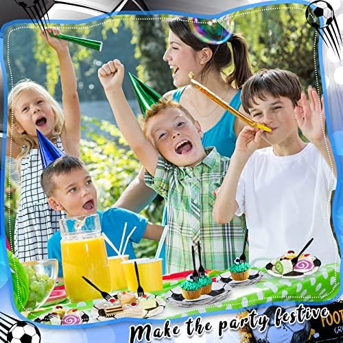 Yetene Soccer Party Tableware Set for 24 Guests