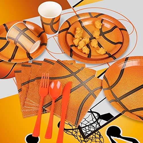 Durony 169 Piece Basketball Themed Party Pack