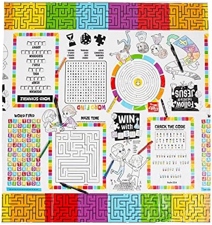 Fun Express VBS Activity Tablecloth - 36x40 Inch