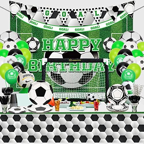 81 Pcs Soccer Party Decorations for Kids and Adults