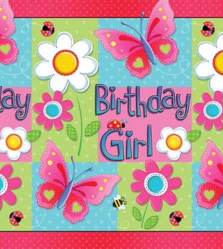 Amscan Birthday Party Garden Table Cover Each