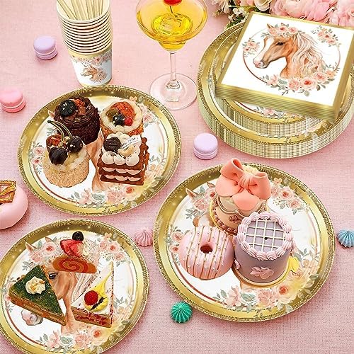 Horse Party Tableware Set 60 Pieces