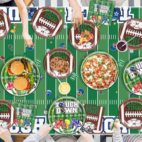Football Party Decorations Tablecloths for Birthday and Game Themes