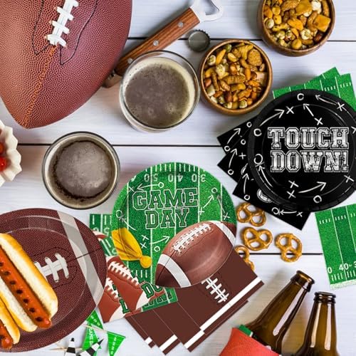 Football Party Supplies Kit for 24 Guests
