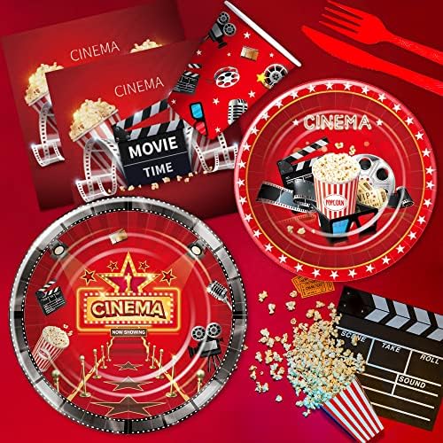 Movie Night Party Decor Set for 24 Guests