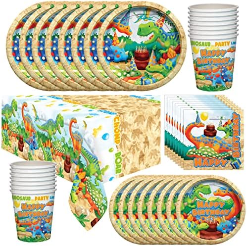 Treasures Gifted Dinosaur Party Supplies for 24 Guests