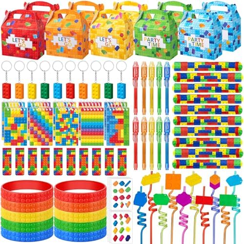 DMIGHT 90PCS Building Block Party Favors Kit