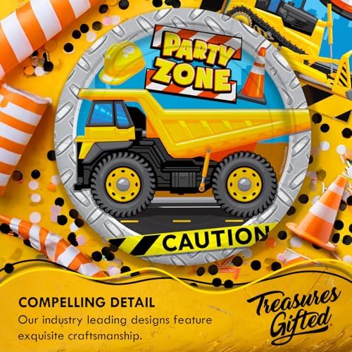 Treasures Gifted Construction Paper Plates 24 Count 7 Inch