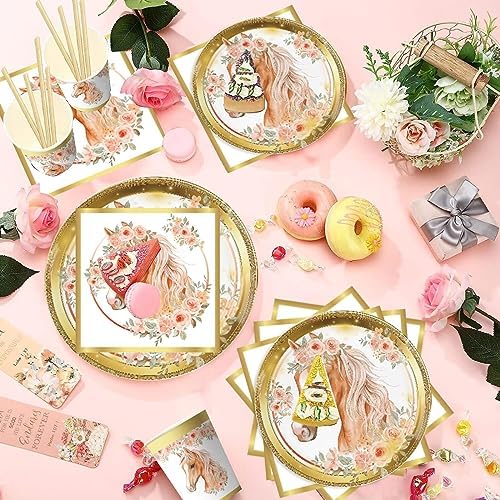Horse Party Tableware Set 60 Pieces