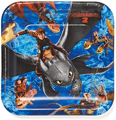 How to Train Your Dragon 2 9 Inch Square Plate Party Favor