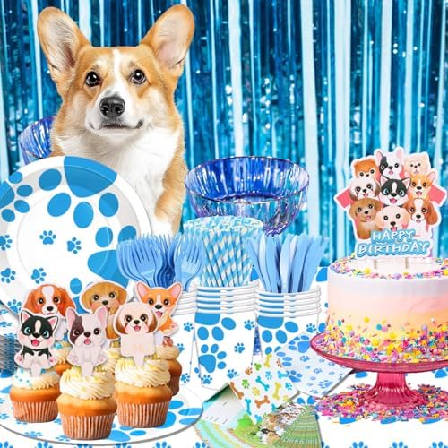 210pcs Paw Patrol Birthday Decor Set for Doggy Party