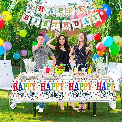Rainbow Party Supplies for 20 Guests