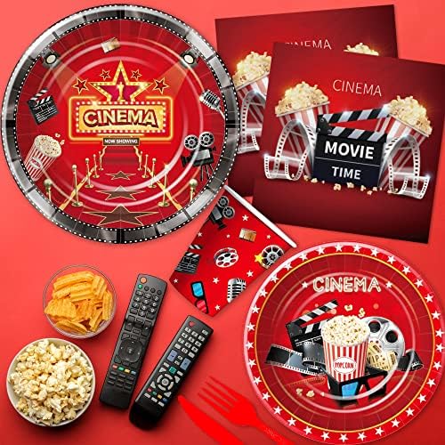Movie Night Party Decor Set for 24 Guests