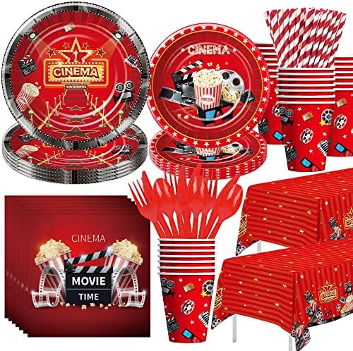 Movie Night Party Decor Set for 24 Guests