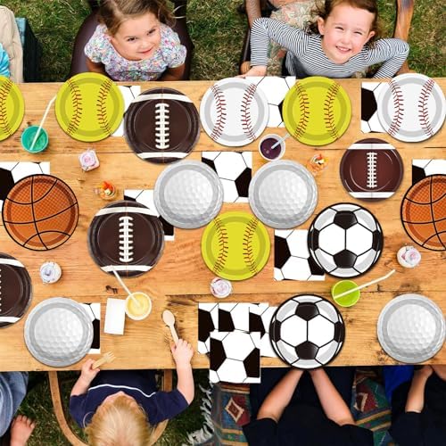 Sports Themed Party Decorations Set