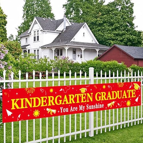 Kindergarten Graduate Banner for Graduation Celebration