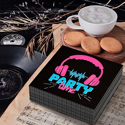 DYLIVeS 96 Pcs Music Note Party Tableware Set